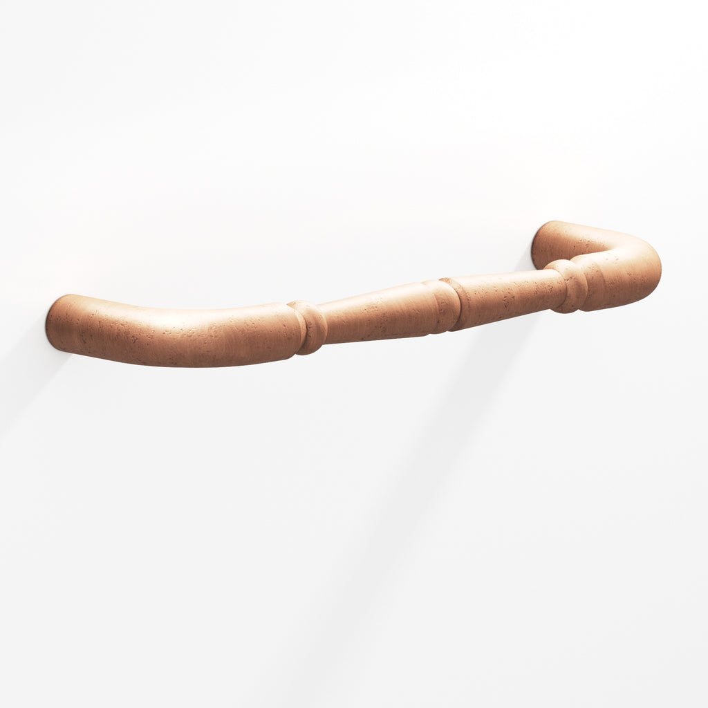 Colonial Bronze Series 250 6" Detailed Wire Cabinet Pull With Beads Distressed Antique Copper / 6"