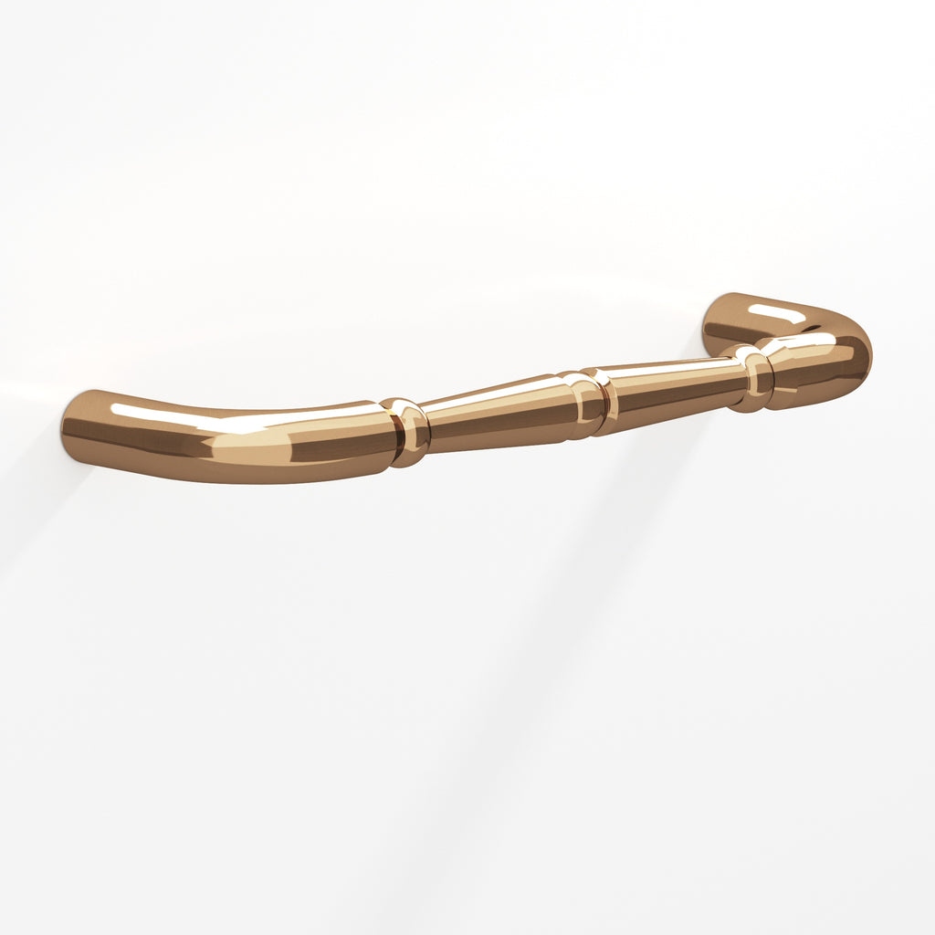 Colonial Bronze Series 250 6" Detailed Wire Cabinet Pull With Beads Polished Bronze / 6"
