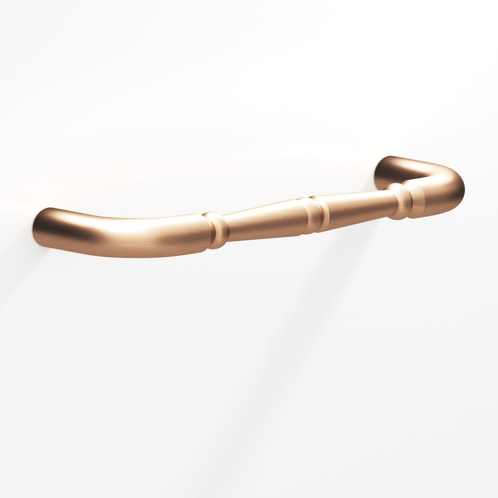 Colonial Bronze Series 250 8" Detailed Wire Cabinet Pull With Beads Satin Bronze / 8"