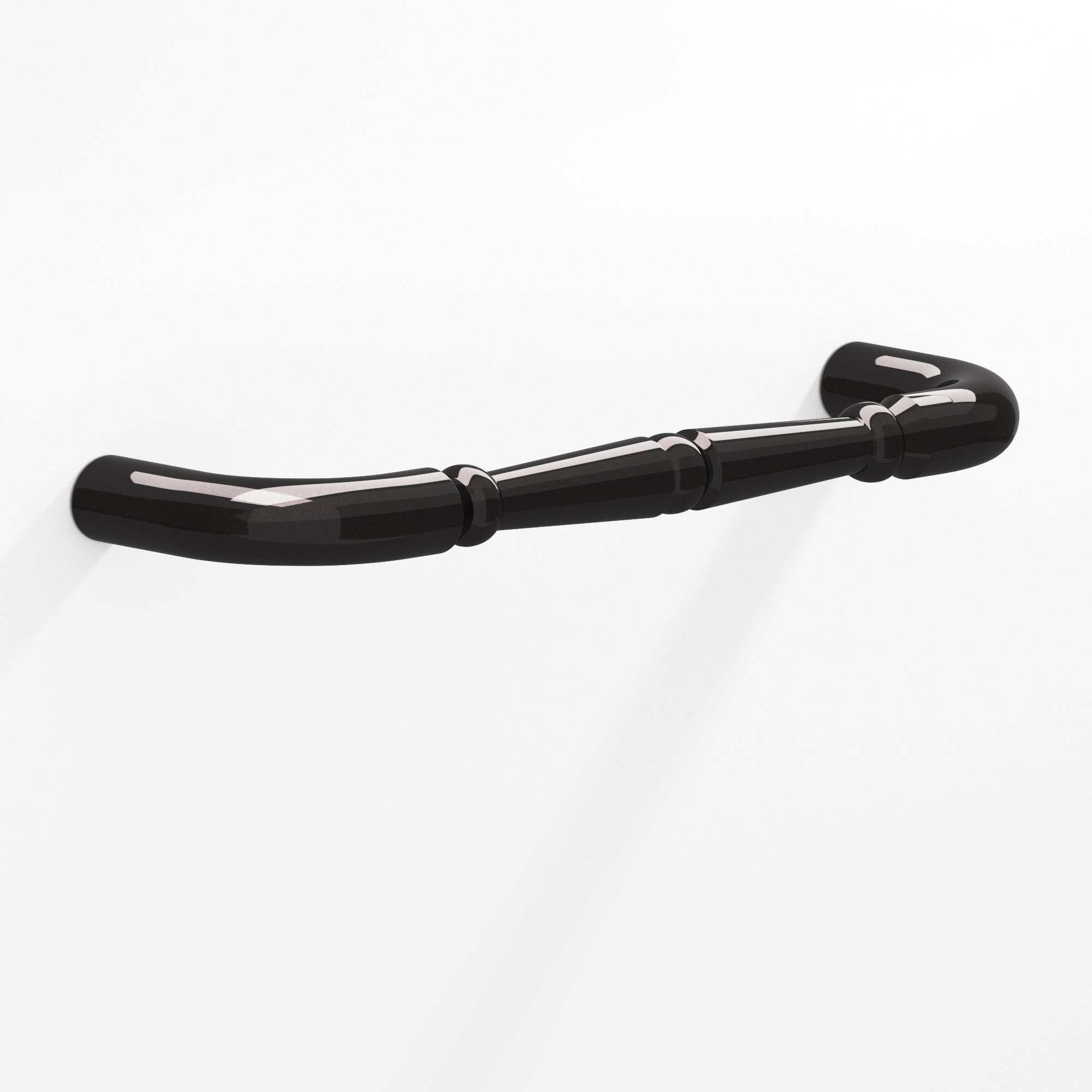 Colonial Bronze Series 850 10" Detailed Wire Appliance Pull With Beads Satin Black / 10"