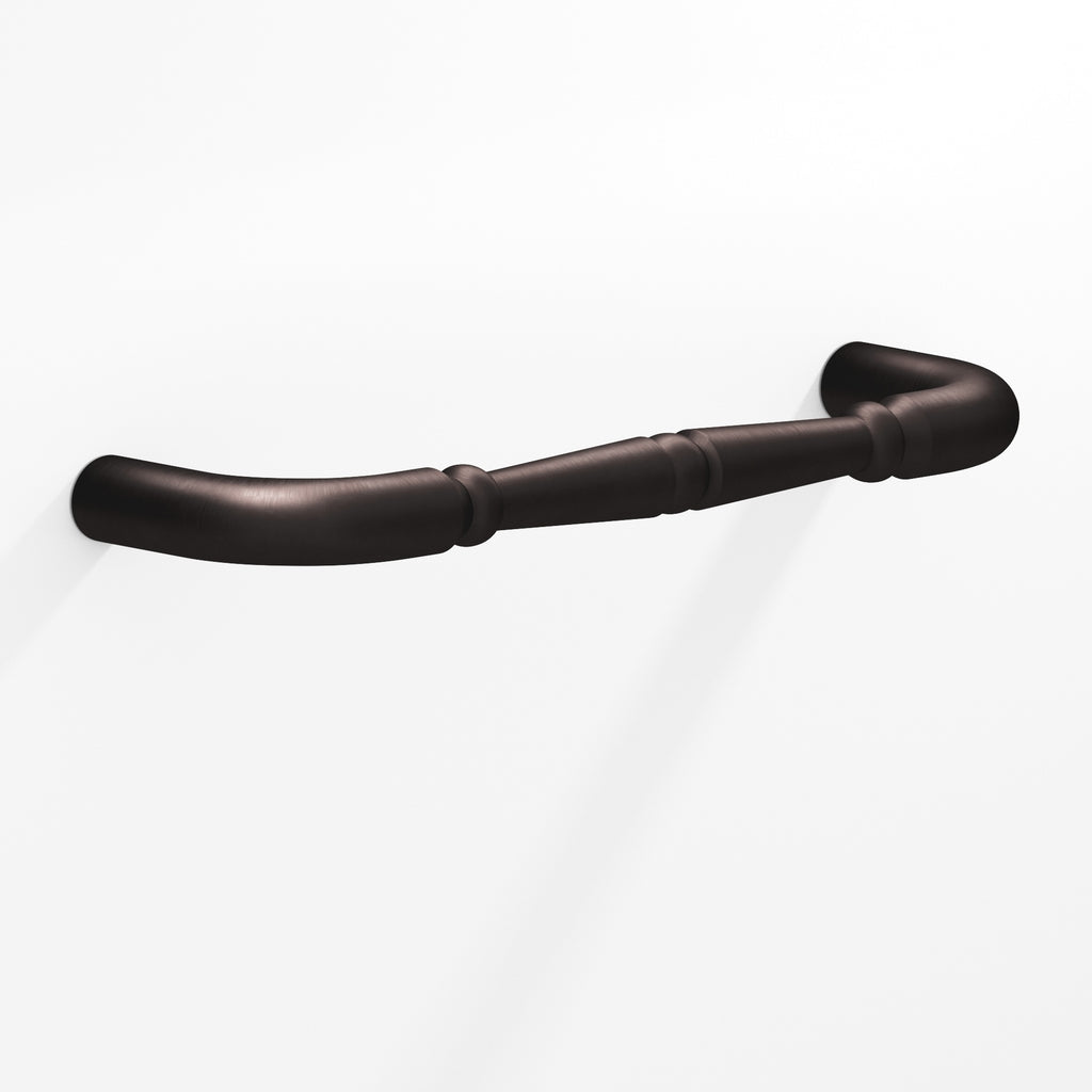 Colonial Bronze Series 250 8" Detailed Wire Cabinet Pull With Beads Matte Dark Statuary Bronze / 8"