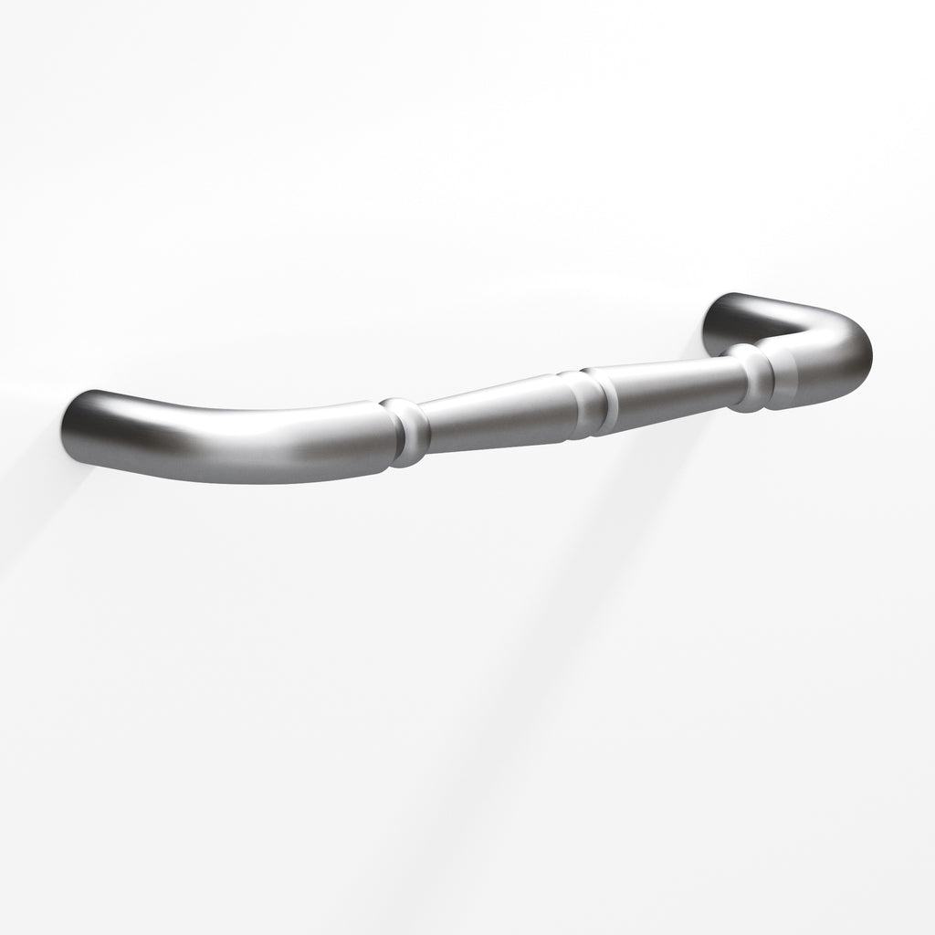 Colonial Bronze Series 250 18" Detailed Wire Appliance Pull With Beads Matte Satin Chrome / 18"