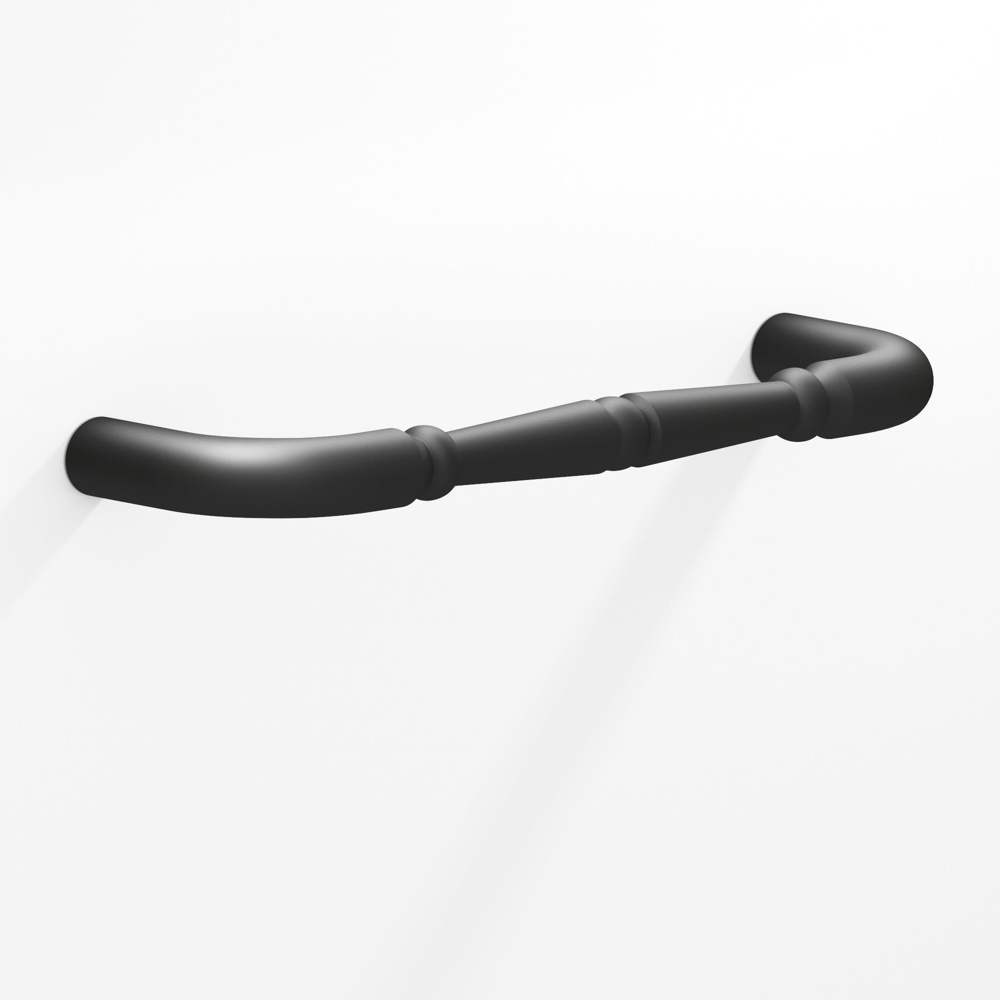 Colonial Bronze Series 250 8" Detailed Wire Cabinet Pull With Beads Matte Graphite / 8"