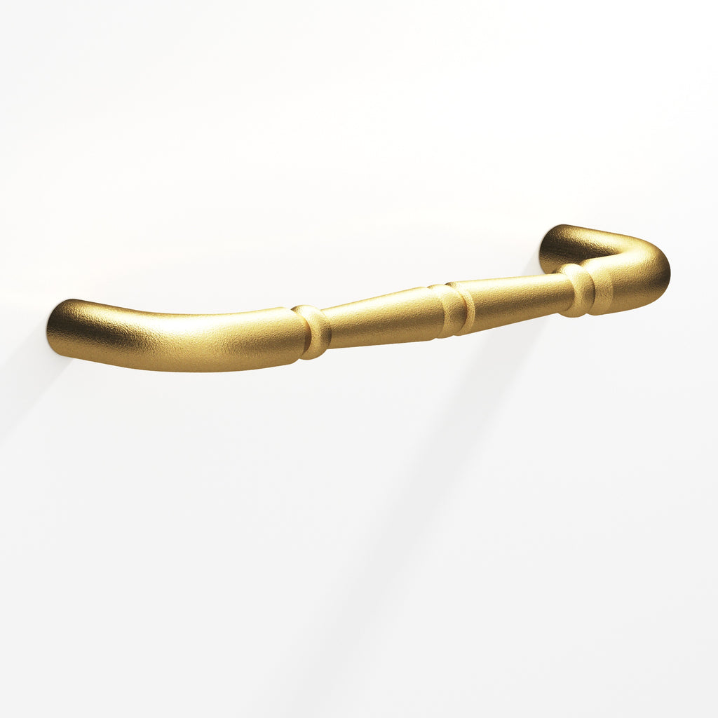 Colonial Bronze Series 250 8" Detailed Wire Cabinet Pull With Beads Frost Brass™ / 8"