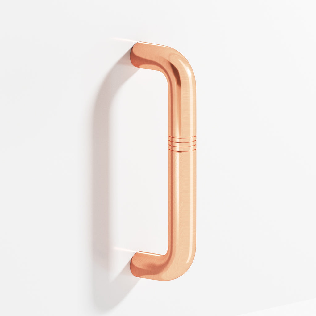 Colonial Bronze Series 860 4" Grooved Wire Cabinet Pull Satin Copper / 4"