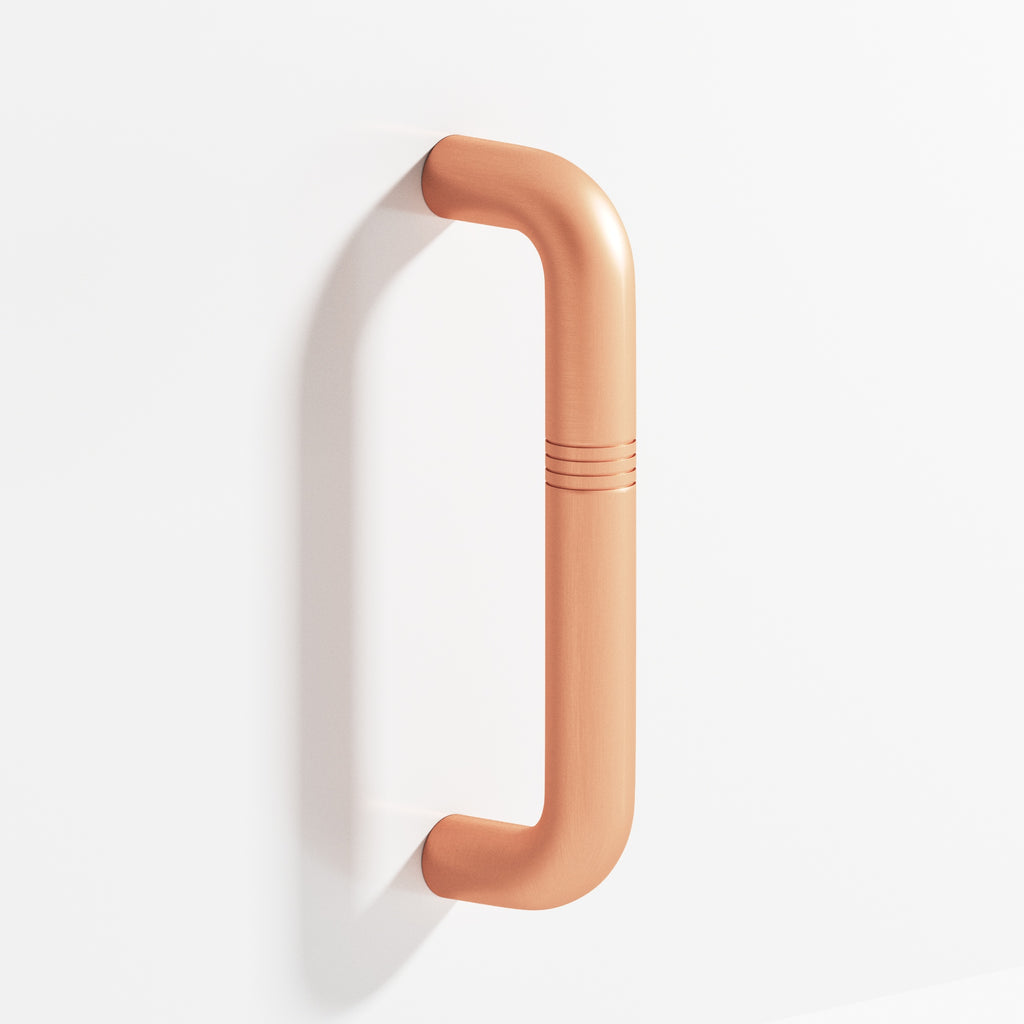 Colonial Bronze Series 858 12" Grooved Wire Appliance Pull Matte Satin Copper / 12"