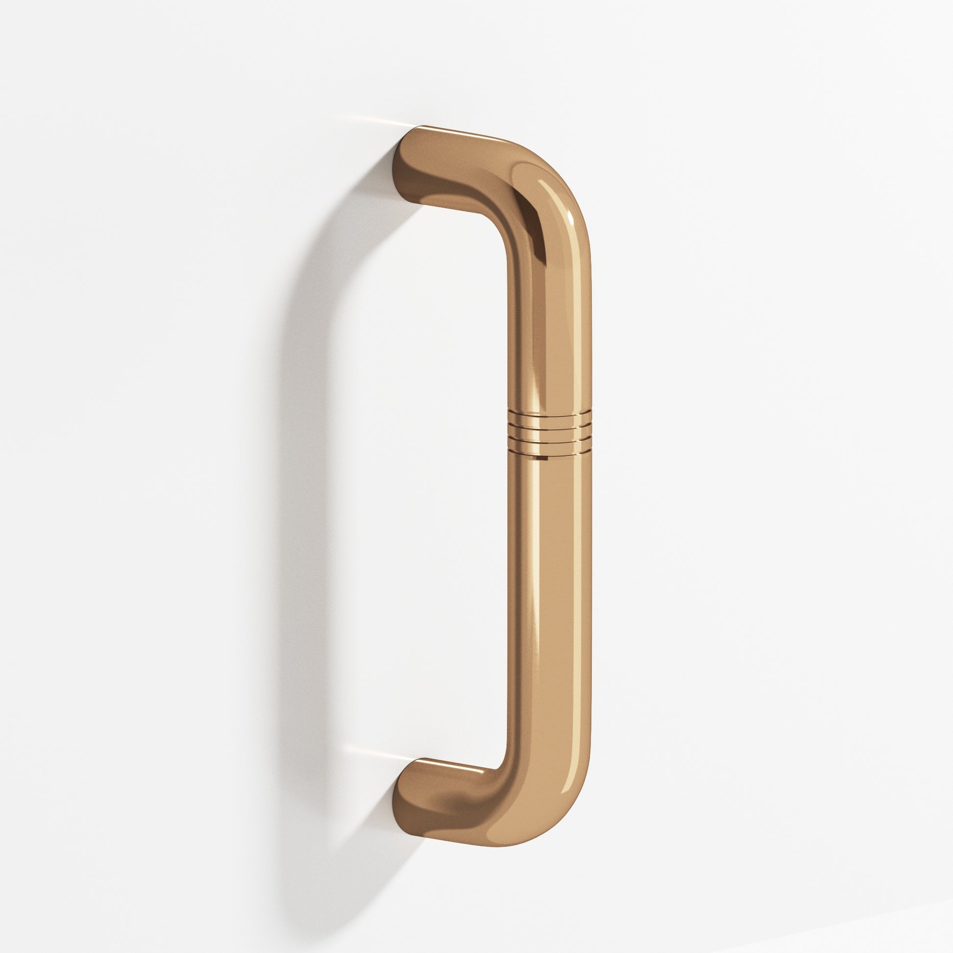 Colonial Bronze Series 858 6" Grooved Wire Cabinet Pull Polished Bronze / 6"