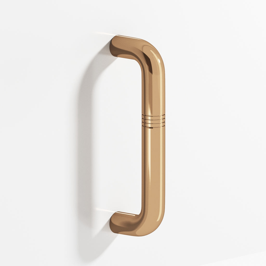 Colonial Bronze Series 258 6" Grooved Wire Cabinet Pull Polished Bronze / 6"