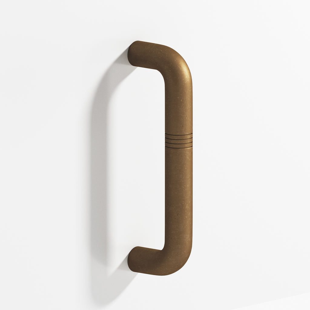 Colonial Bronze Series 858 12" Grooved Wire Appliance Pull Distressed Light Statuary Bronze / 12"