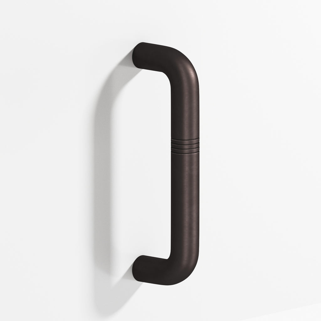 Colonial Bronze Series 860 4" Grooved Wire Cabinet Pull Matte Dark Statuary Bronze / 4"