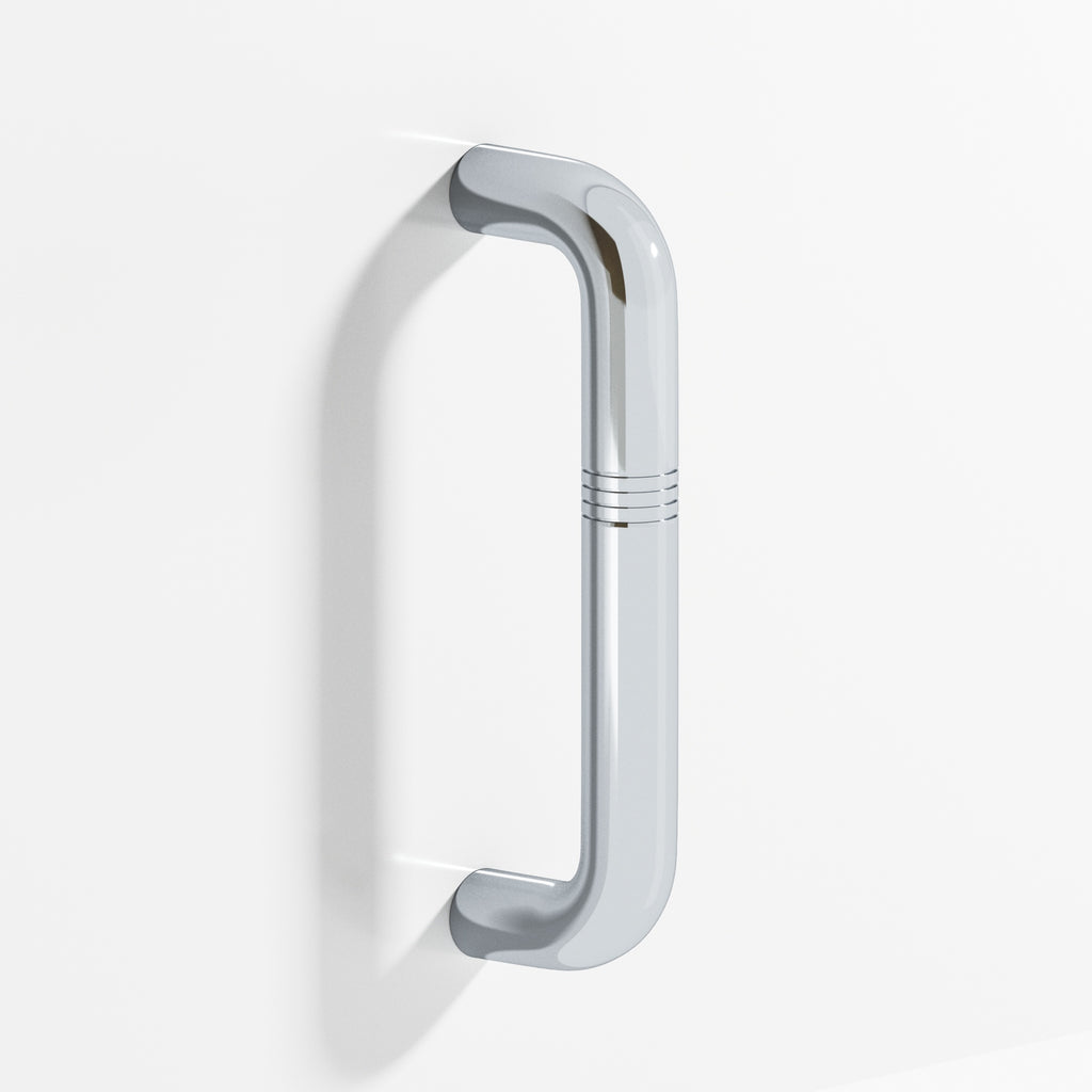 Colonial Bronze Series 860 4" Grooved Wire Cabinet Pull Polished Chrome / 4"