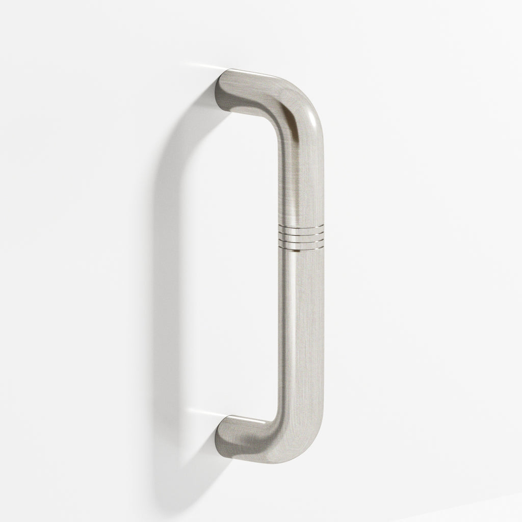 Colonial Bronze Series 258 8" Grooved Wire Cabinet Pull Satin Nickel / 8"