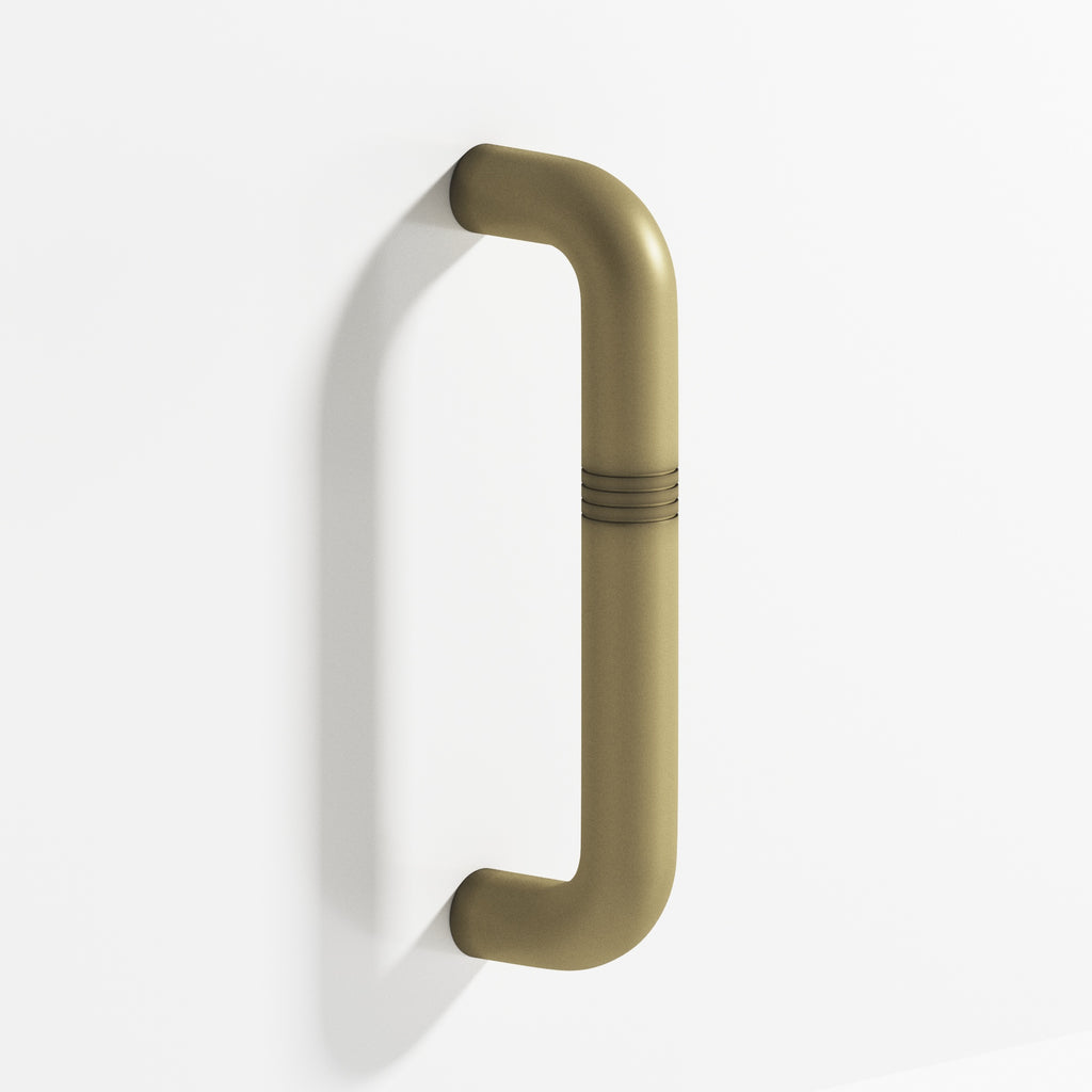 Colonial Bronze Series 258 6" Grooved Wire Cabinet Pull Matte Antique Satin Brass / 6"