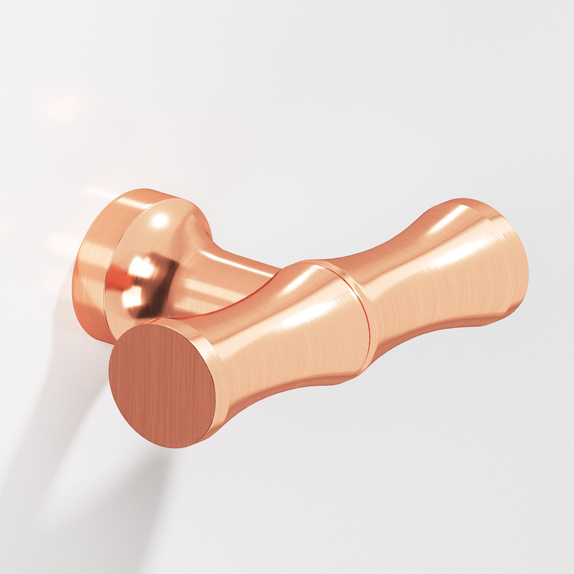 Colonial Bronze Series 283 1.75" Bamboo Cabinet T-Knob With Flared Post Satin Copper / 1.75"