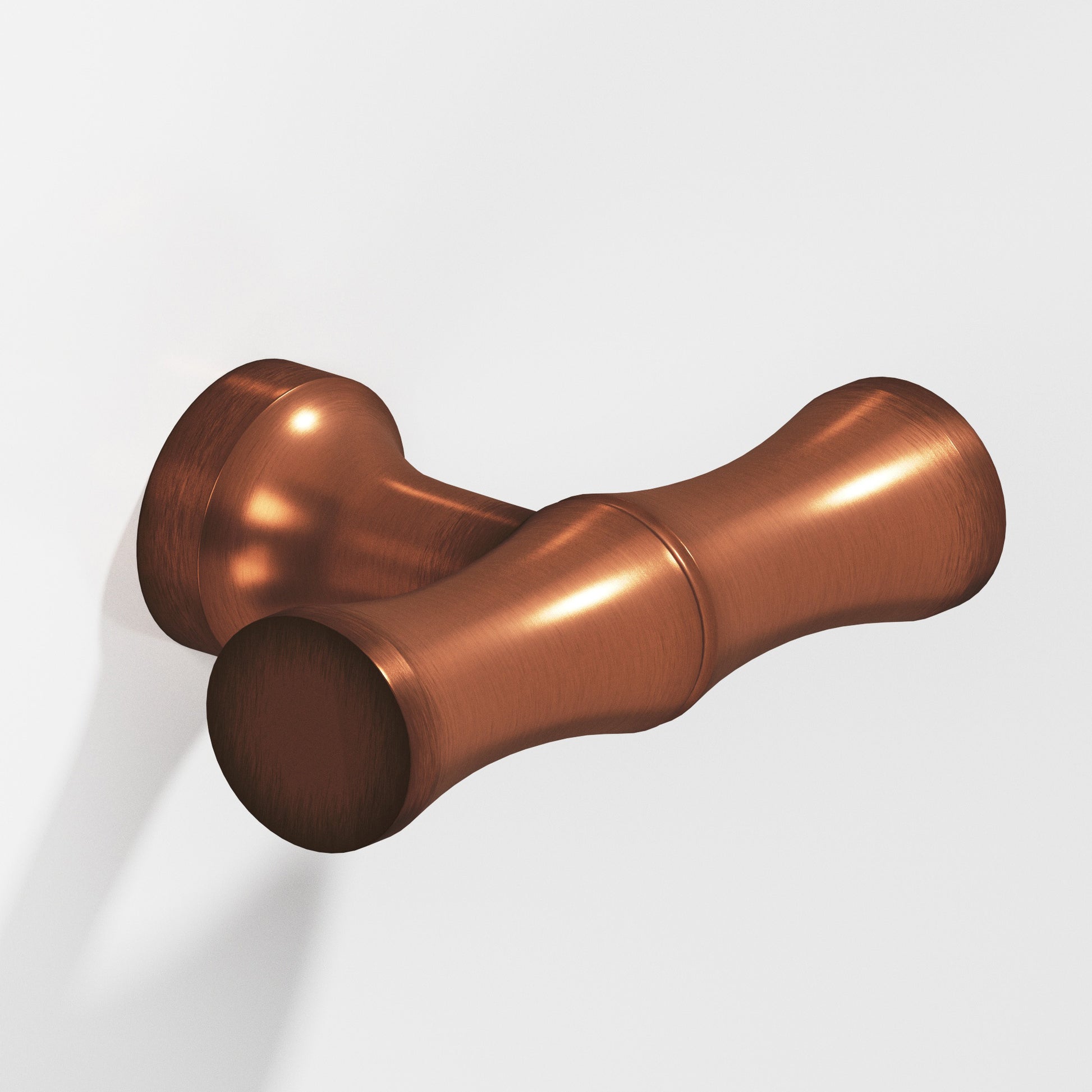 Colonial Bronze Series 283 1.75" Bamboo Cabinet T-Knob With Flared Post Matte Antique Copper / 1.75"
