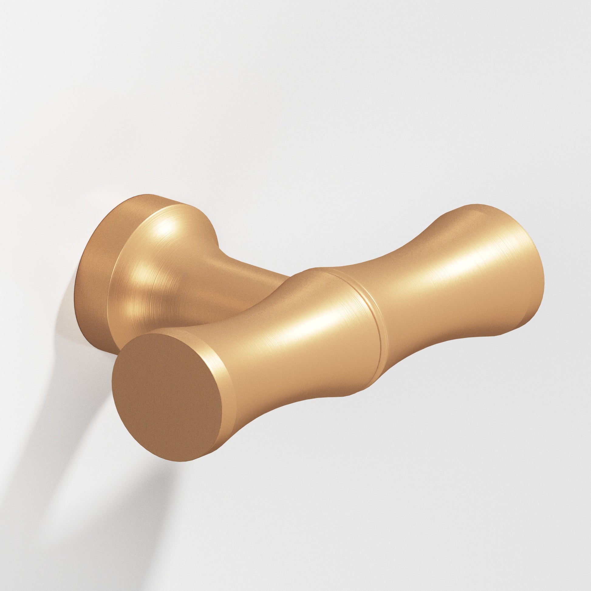 Colonial Bronze Series 283 1.75" Bamboo Cabinet T-Knob With Flared Post Matte Satin Bronze / 1.75"