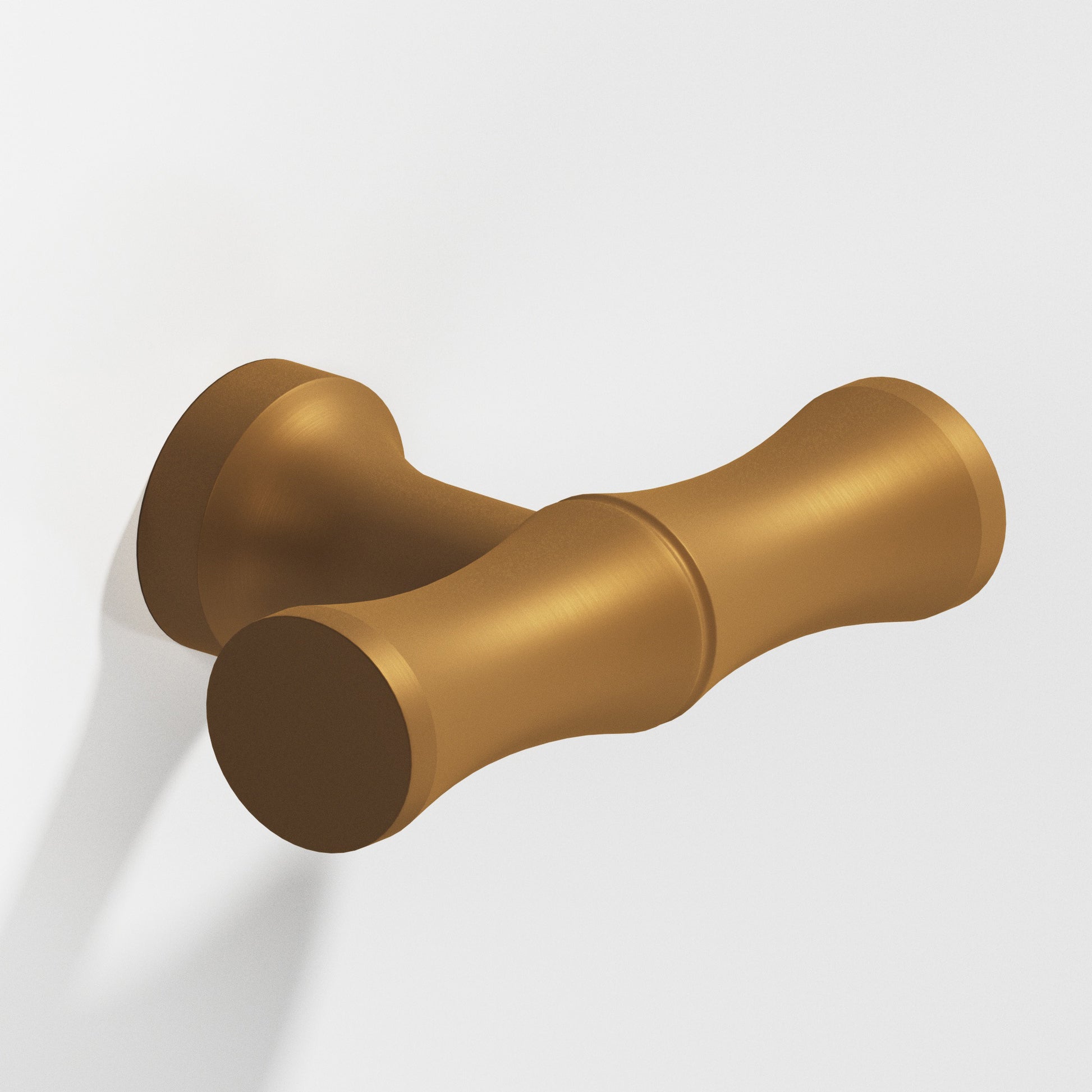 Colonial Bronze Series 283 1.75" Bamboo Cabinet T-Knob With Flared Post Matte Light Statuary Bronze / 1.75"
