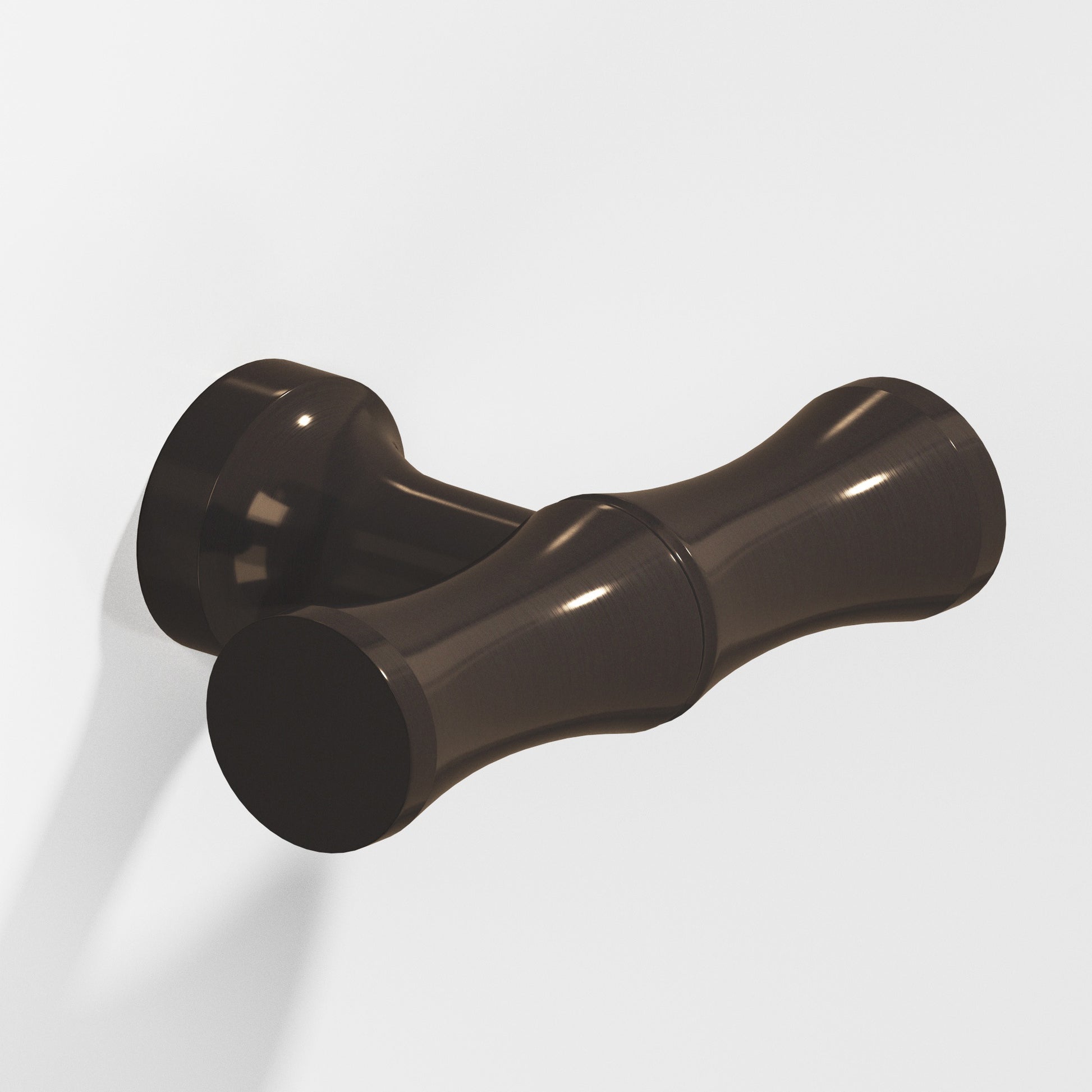 Colonial Bronze Series 283 1.75" Bamboo Cabinet T-Knob With Flared Post Dark Statuary Bronze / 1.75"