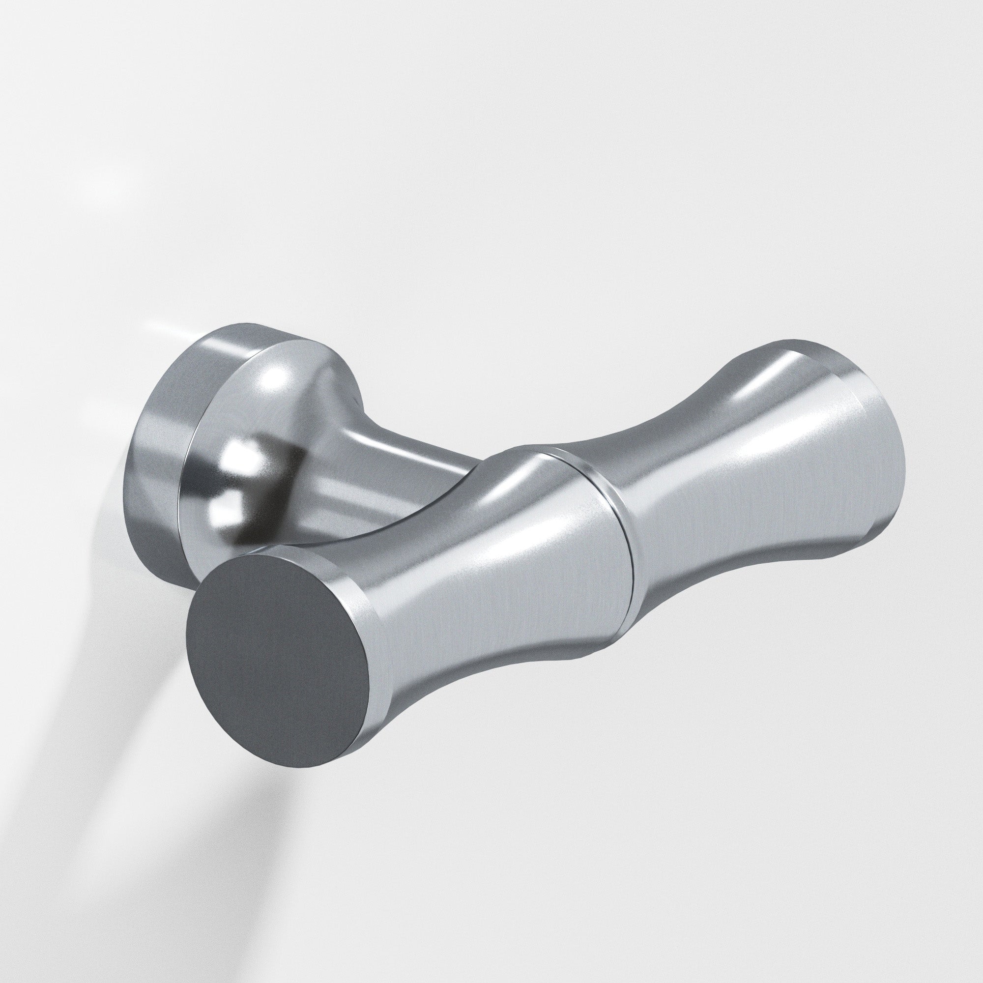 Colonial Bronze Series 283 1.75" Bamboo Cabinet T-Knob With Flared Post Satin Chrome / 1.75"