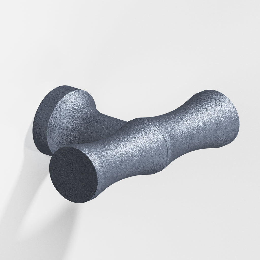 Colonial Bronze Series 283 1.75" Bamboo Cabinet T-Knob With Flared Post Frost Chrome™ / 1.75"