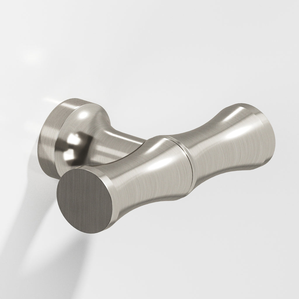 Colonial Bronze Series 283 1.75" Bamboo Cabinet T-Knob With Flared Post Satin Nickel / 1.75"