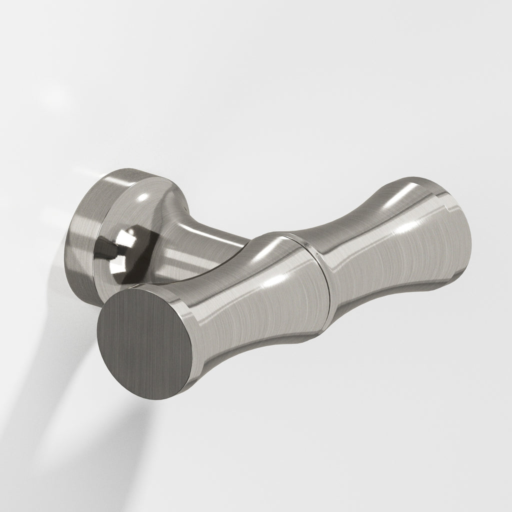 Colonial Bronze Series 283 1.75" Bamboo Cabinet T-Knob With Flared Post Nickel Stainless / 1.75"