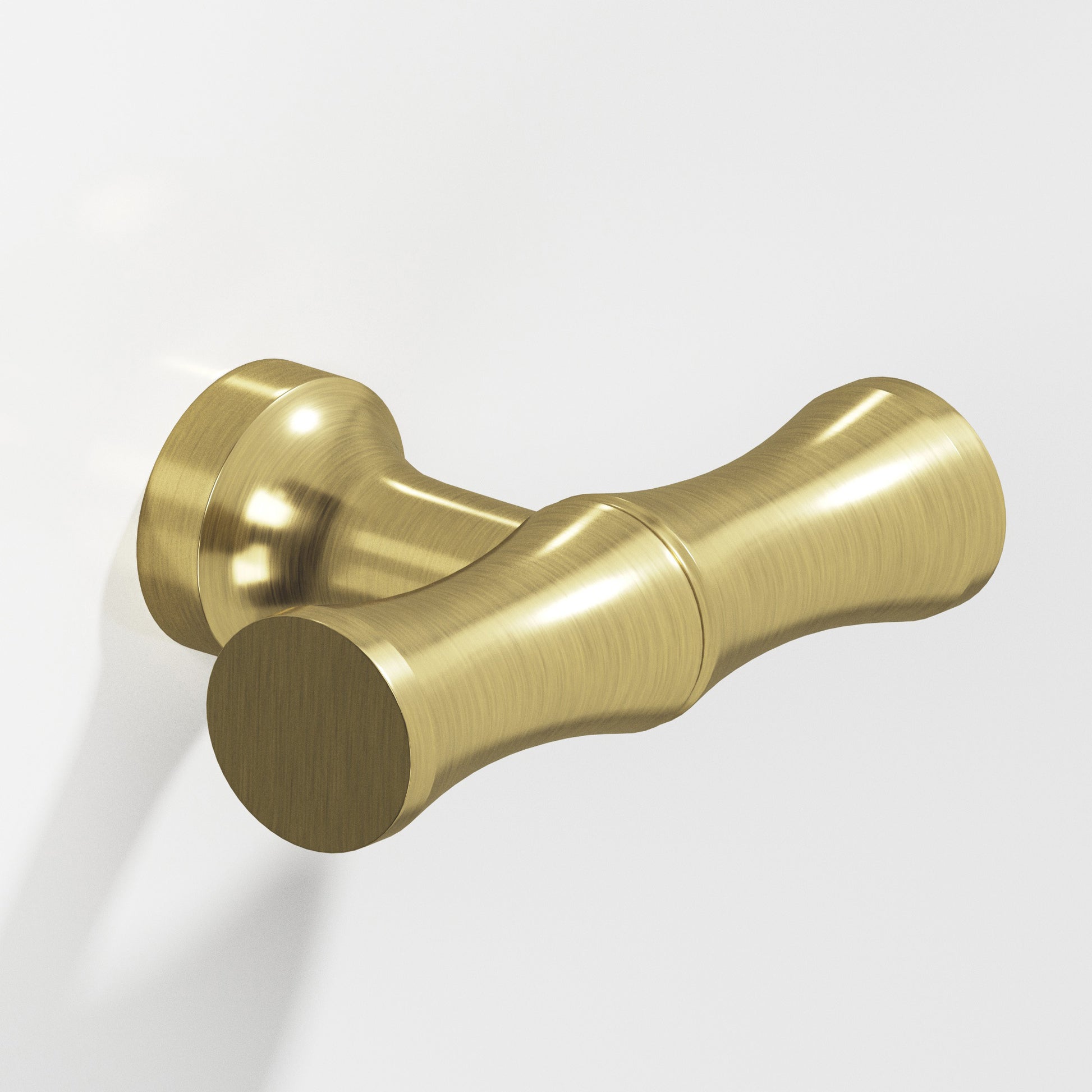 Colonial Bronze Series 283 1.75" Bamboo Cabinet T-Knob With Flared Post Antique Brass / 1.75"