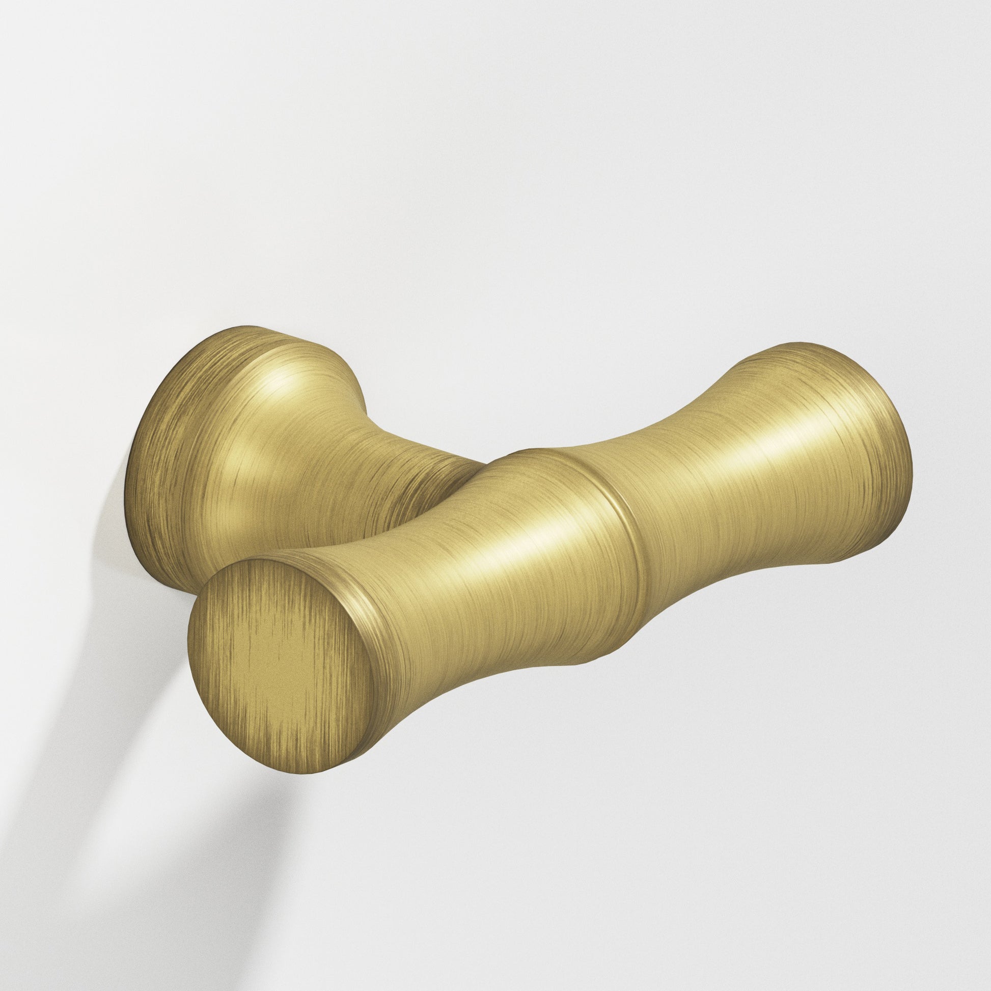 Colonial Bronze Series 283 1.75" Bamboo Cabinet T-Knob With Flared Post Matte Antique Satin Brass / 1.75"