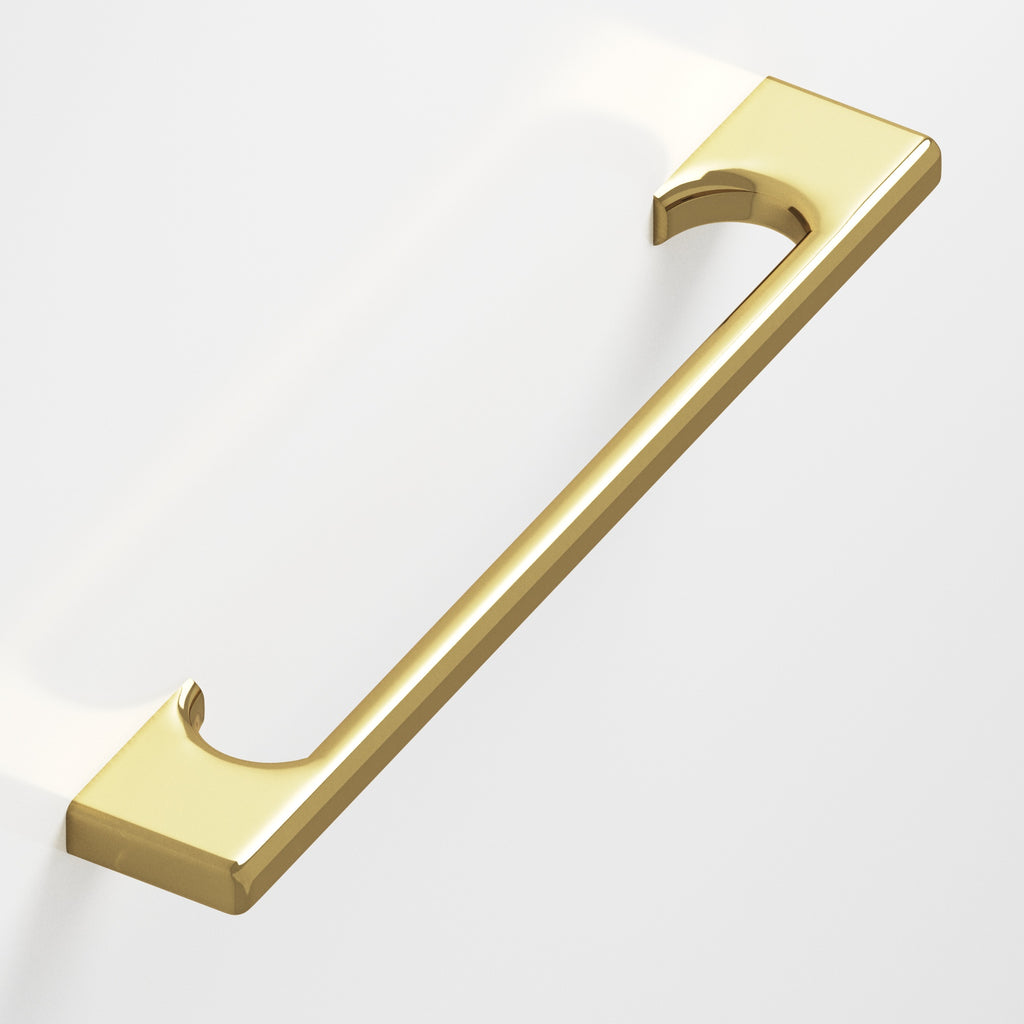 Colonial Bronze Series 3730 5" Rectangular Cabinet Pull With Radiused Edges And Scalloped Legs Antique Bronze / 5"
