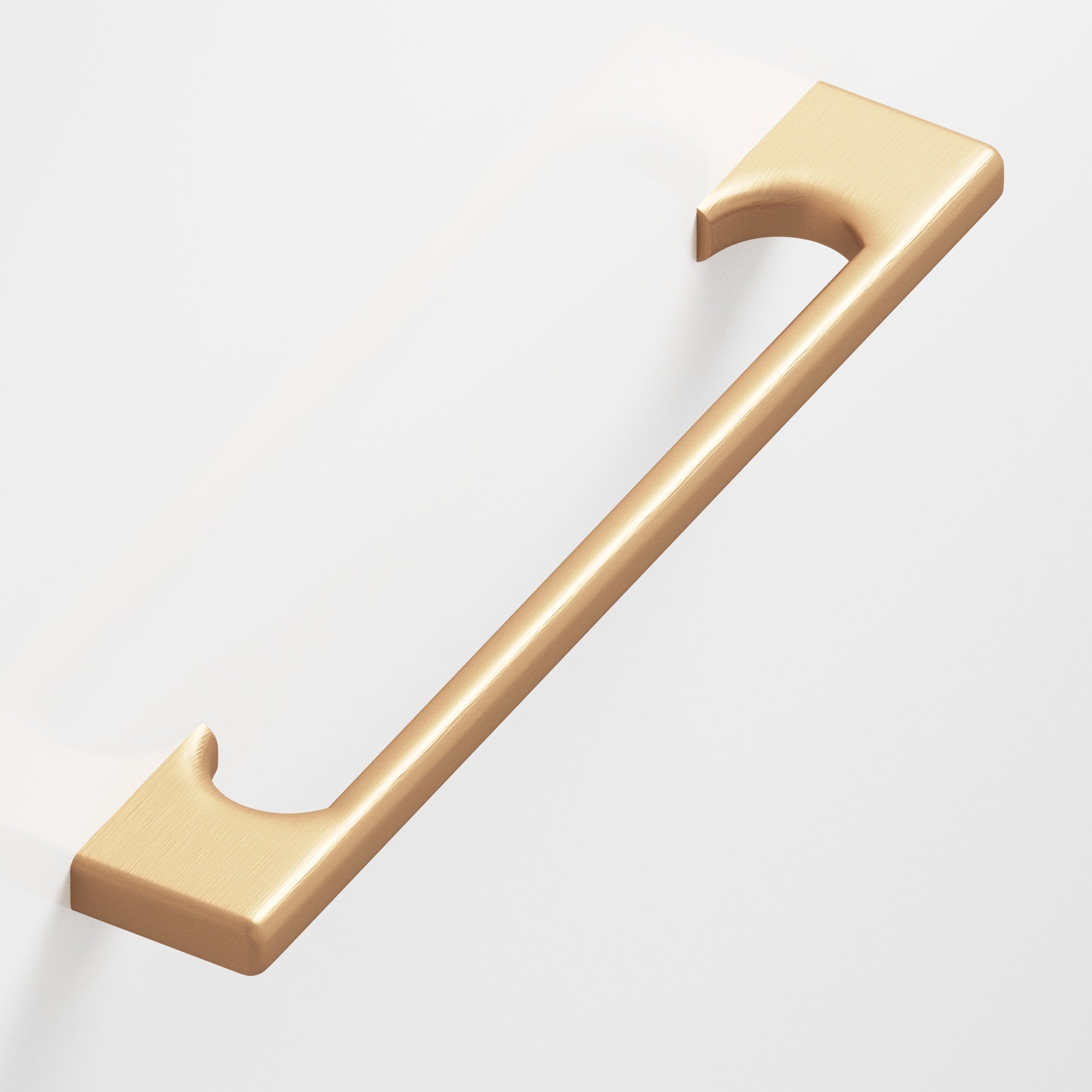 Colonial Bronze Series 3732 18" Rectangular Appliance Pull With Radiused Edges And Scalloped Legs Matte Satin Bronze / 18"