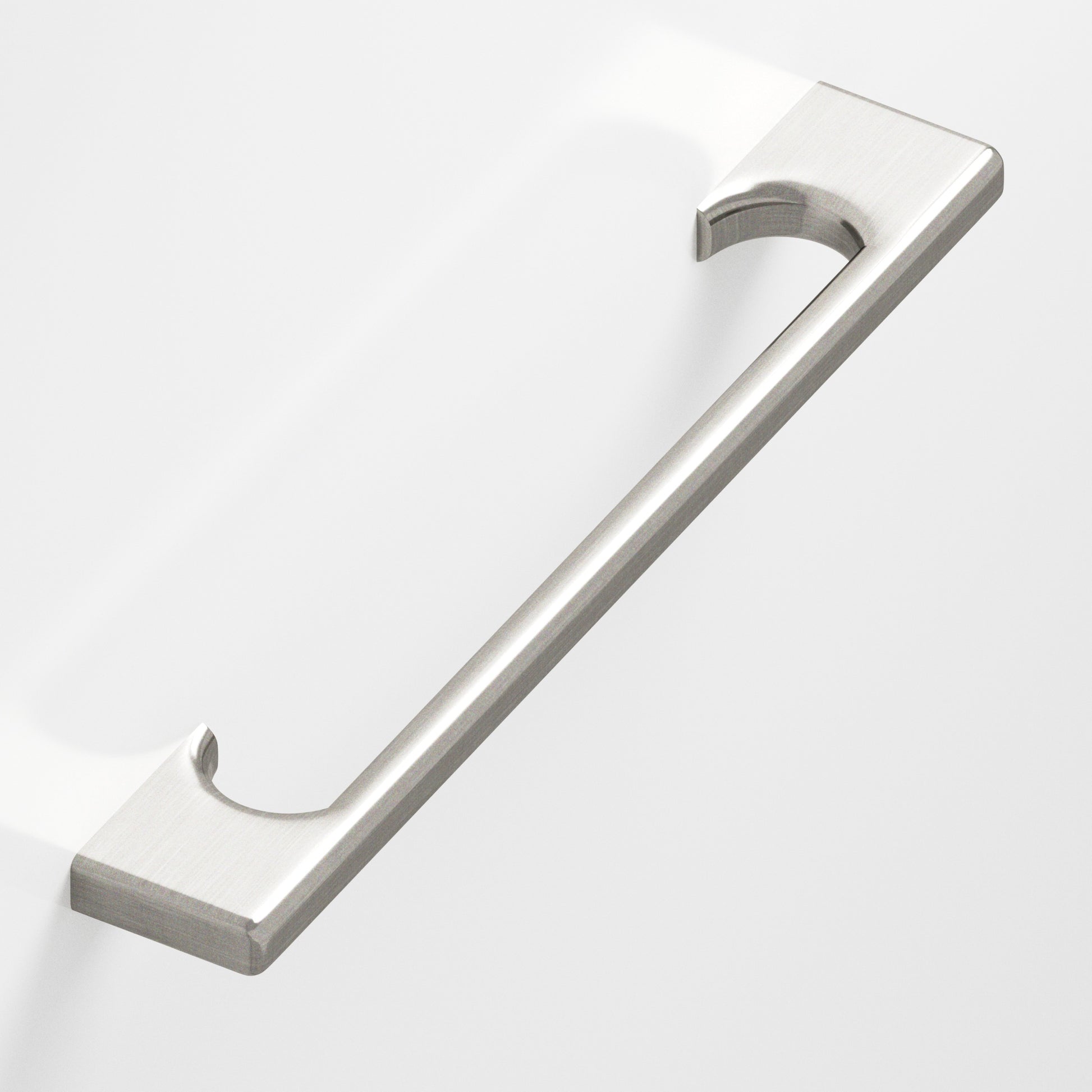 Colonial Bronze Series 3732 12" Rectangular Appliance Pull With Radiused Edges And Scalloped Legs Satin Nickel / 12"