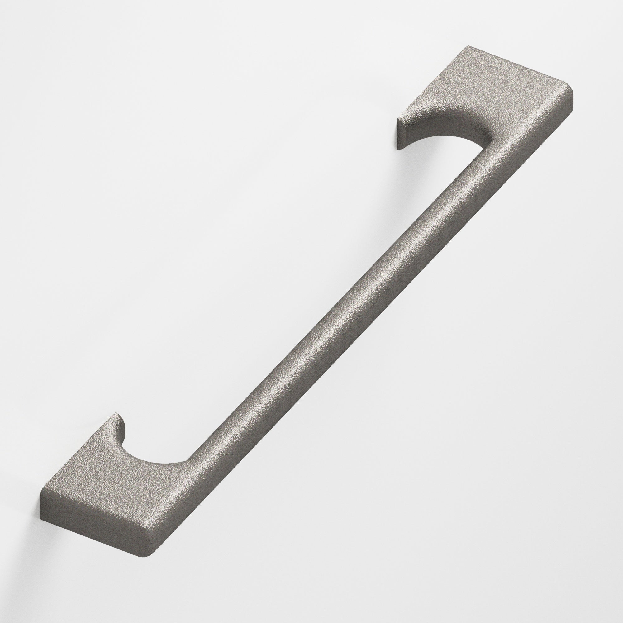 Colonial Bronze Series 3733 24" Rectangular Appliance Pull With Radiused Edges And Scalloped Legs Frost Nickel™ / 24"