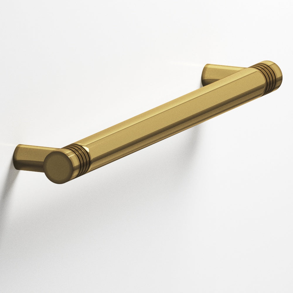Colonial Bronze Series 415 6" Round Grooved Cabinet Pull With Straight Posts Antique Bronze / 6"