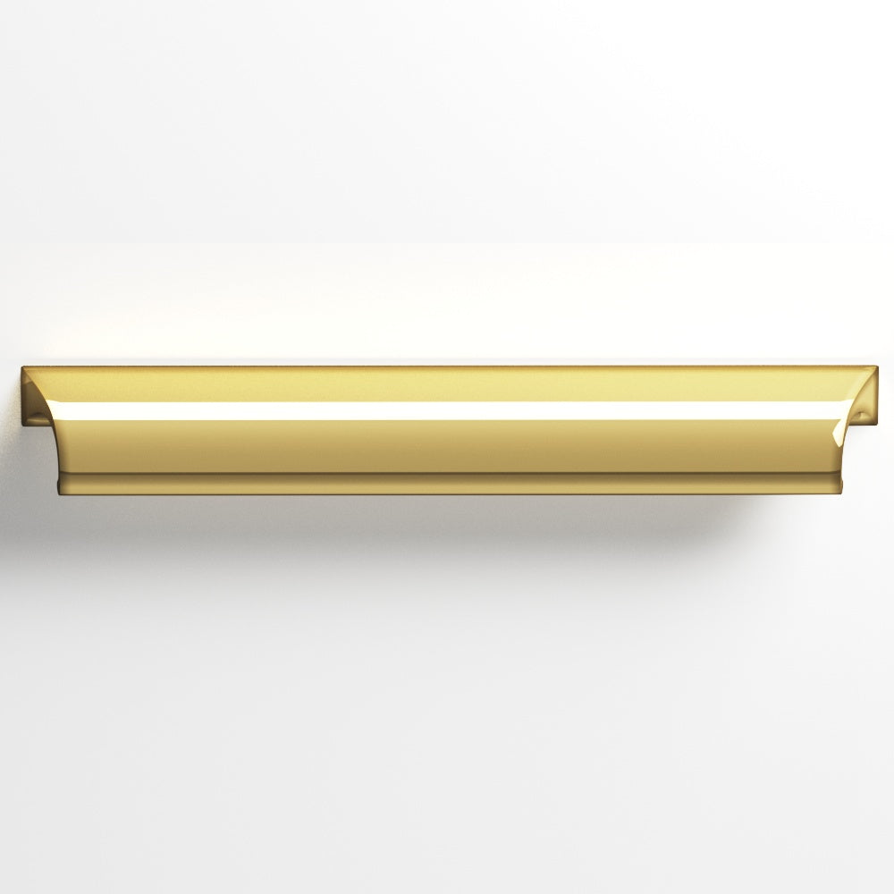 Colonial Bronze Series 420 3.5" Waterfall Cabinet Pull With Scalloped Ends Antique Bronze / 3.5"