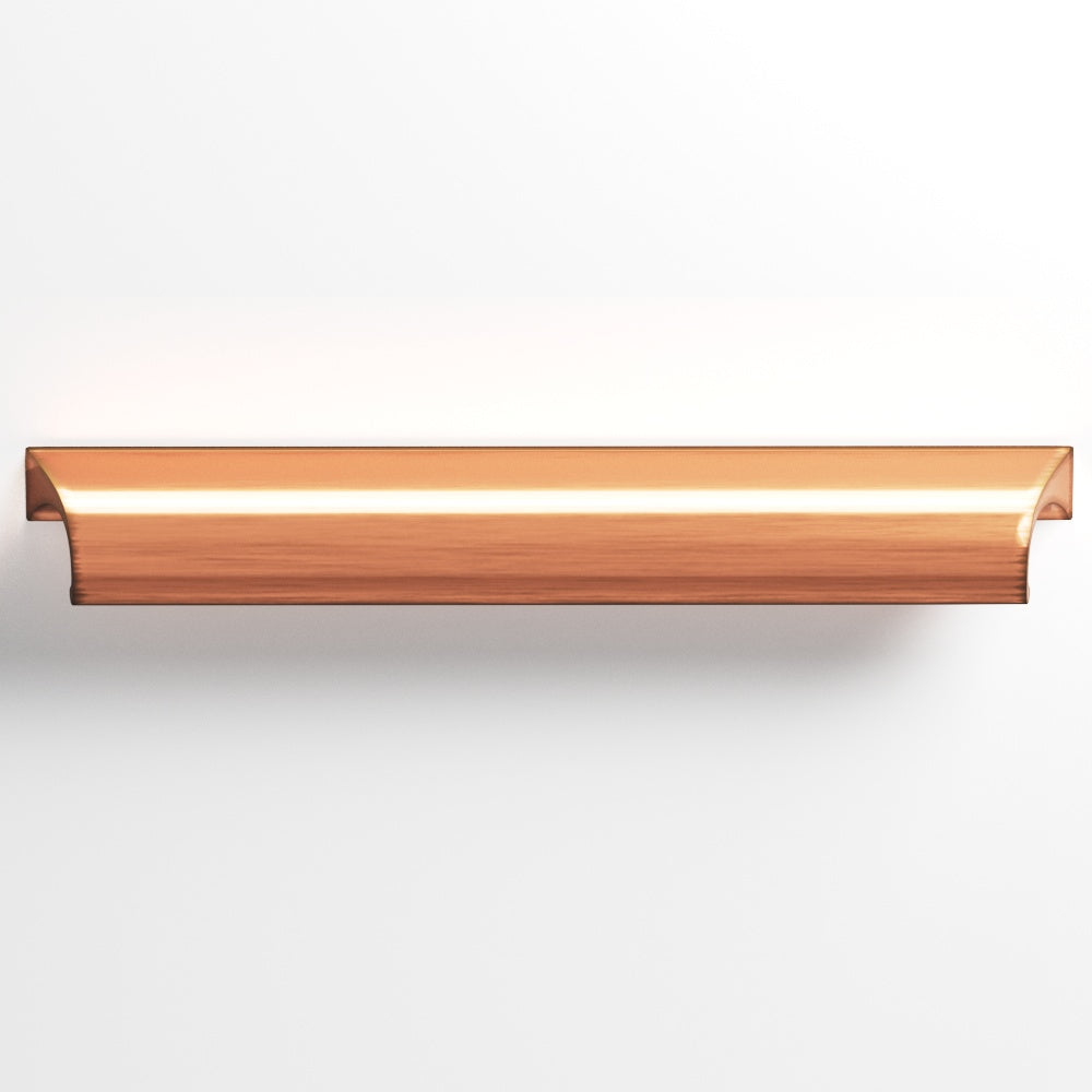 Colonial Bronze Series 420 3" Waterfall Cabinet Pull With Scalloped Ends Antique Copper / 3"