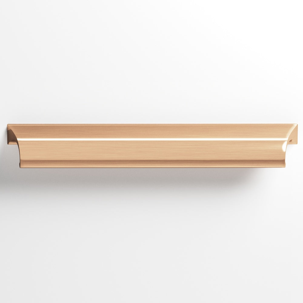 Colonial Bronze Series 420 1.5" Waterfall Cabinet Pull With Scalloped Ends Satin Bronze / 1.5"