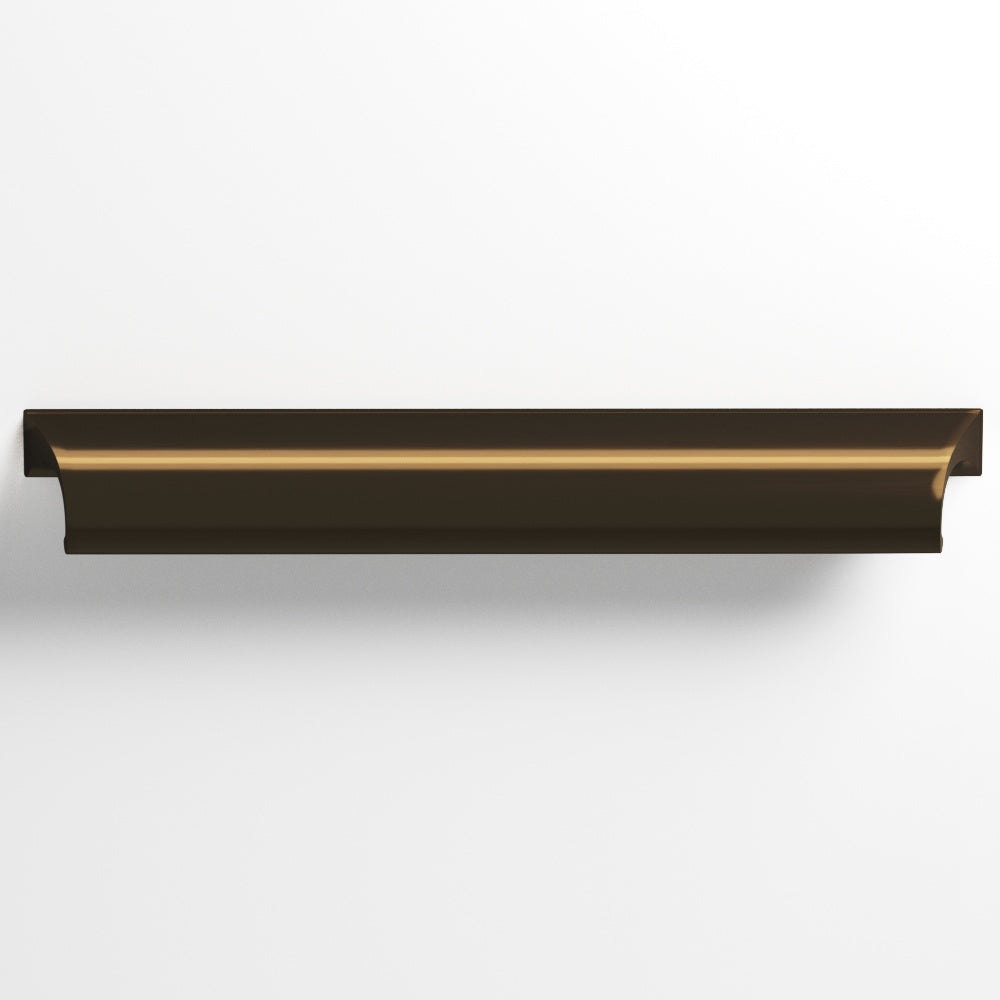 Colonial Bronze Series 420 4" Waterfall Cabinet Pull With Scalloped Ends Oil Rubbed Bronze / 4"