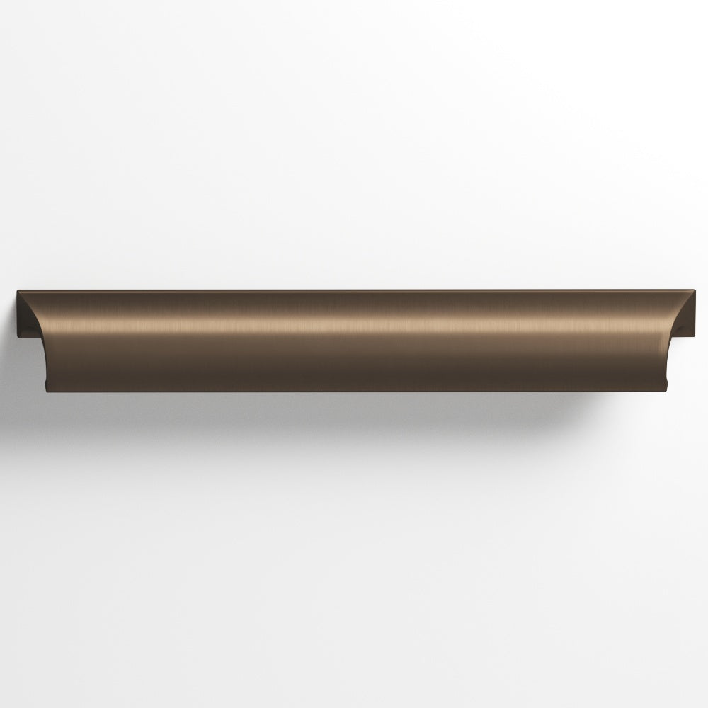 Colonial Bronze Series 420 3" Waterfall Cabinet Pull With Scalloped Ends Heritage Bronze / 3"