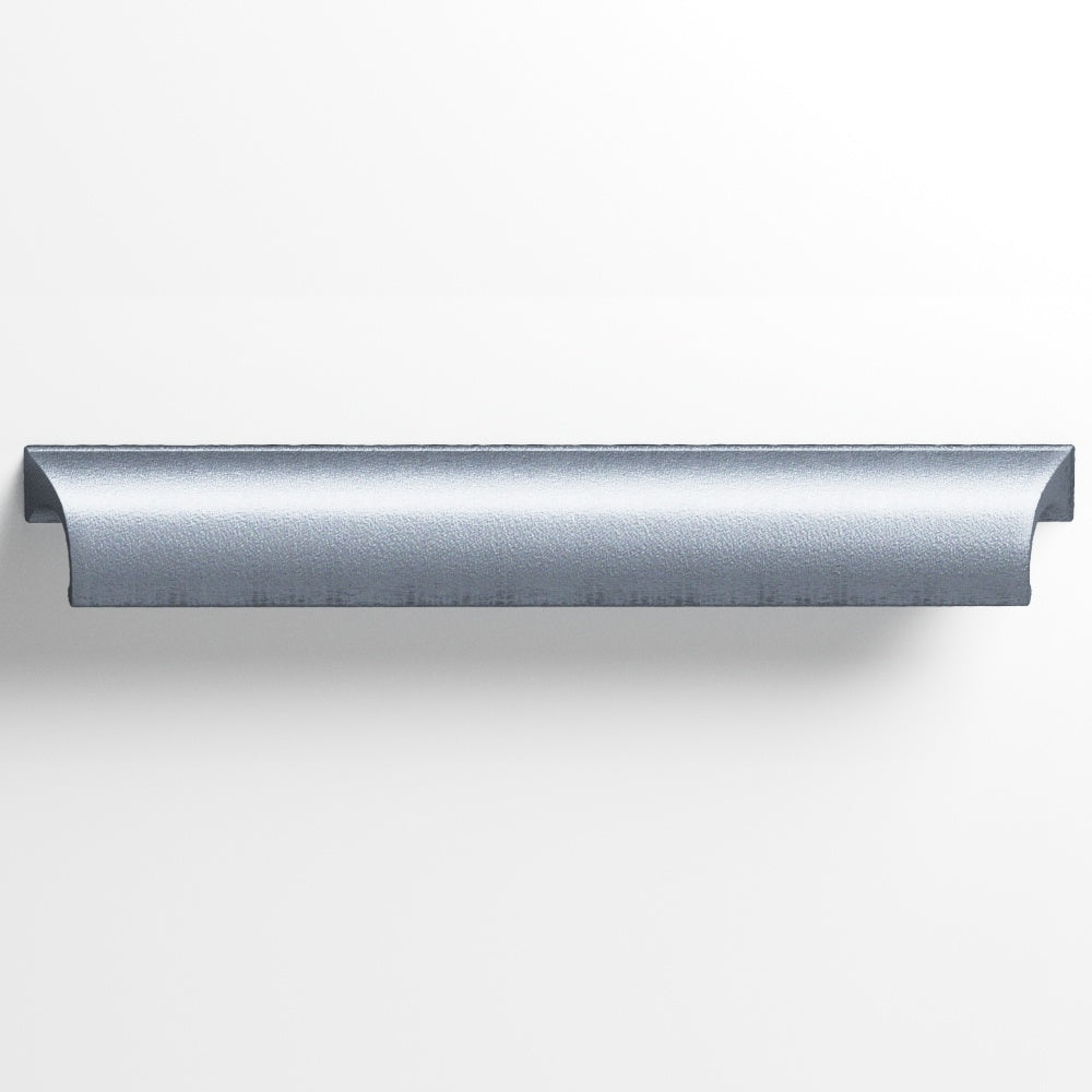Colonial Bronze Series 420 1" Waterfall Cabinet Pull With Scalloped Ends Frost Chrome™ / 1"