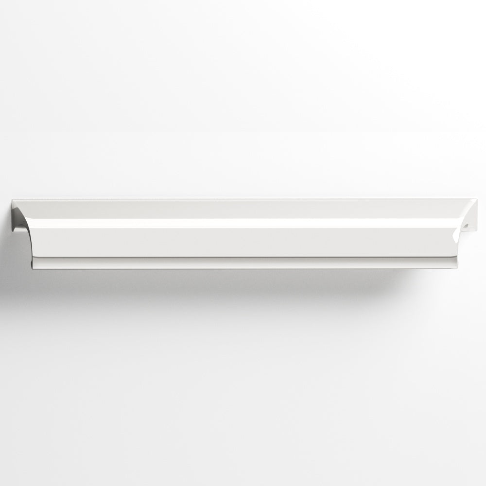 Colonial Bronze Series 420 1.5" Waterfall Cabinet Pull With Scalloped Ends Polished Nickel / 1.5"