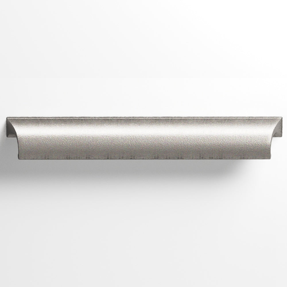 Colonial Bronze Series 420 3.5" Waterfall Cabinet Pull With Scalloped Ends Frost Nickel™ / 3.5"