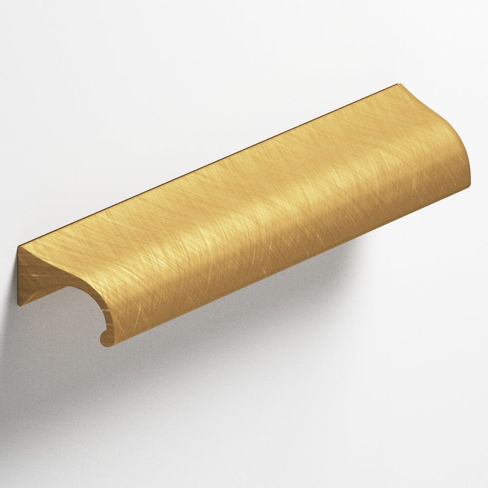 Colonial Bronze Series 457 8" Waterfall Cabinet Pull With Tapered Ends Weathered Brass / 8"