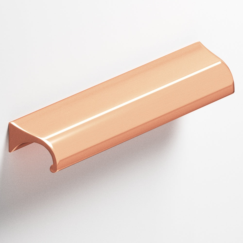 Colonial Bronze Series 457 8" Waterfall Cabinet Pull With Tapered Ends Satin Copper / 8"