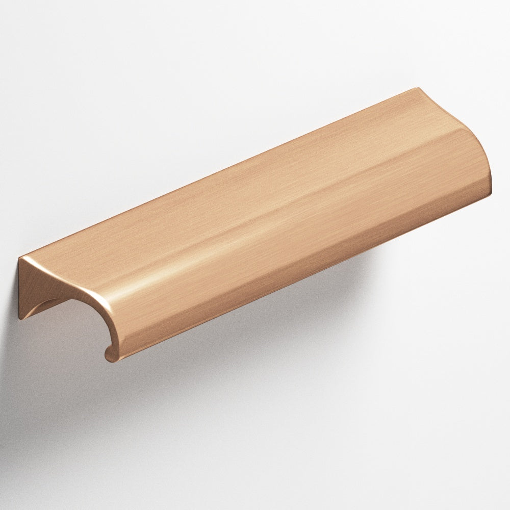 Colonial Bronze Series 457 8" Waterfall Cabinet Pull With Tapered Ends Satin Bronze / 8"