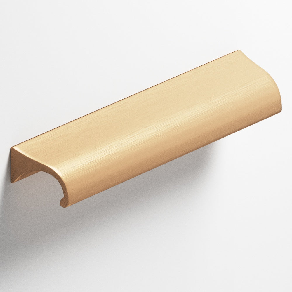 Colonial Bronze Series 457 4" Waterfall Cabinet Pull With Tapered Ends Matte Satin Bronze / 4"