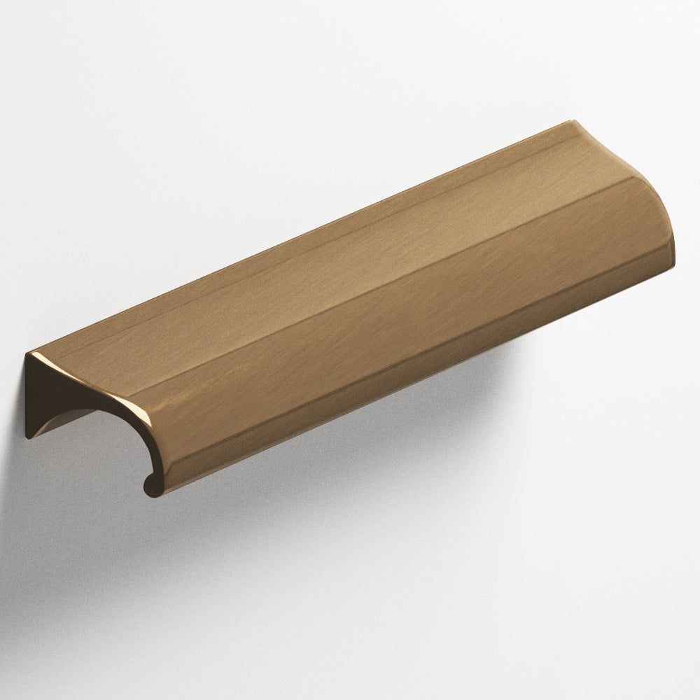 Colonial Bronze Series 457 4" Waterfall Cabinet Pull With Tapered Ends Light Statuary Bronze / 4"