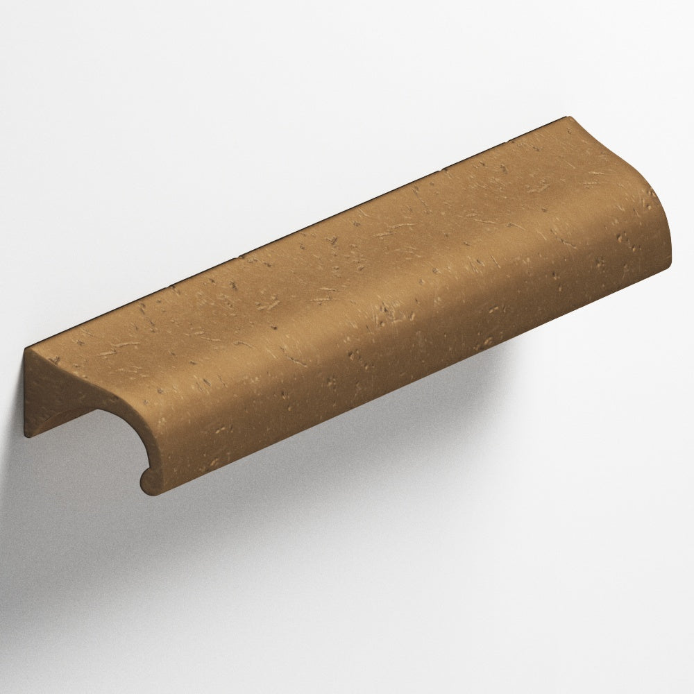 Colonial Bronze Series 457 6" Waterfall Cabinet Pull With Tapered Ends Distressed Light Statuary Bronze / 6"