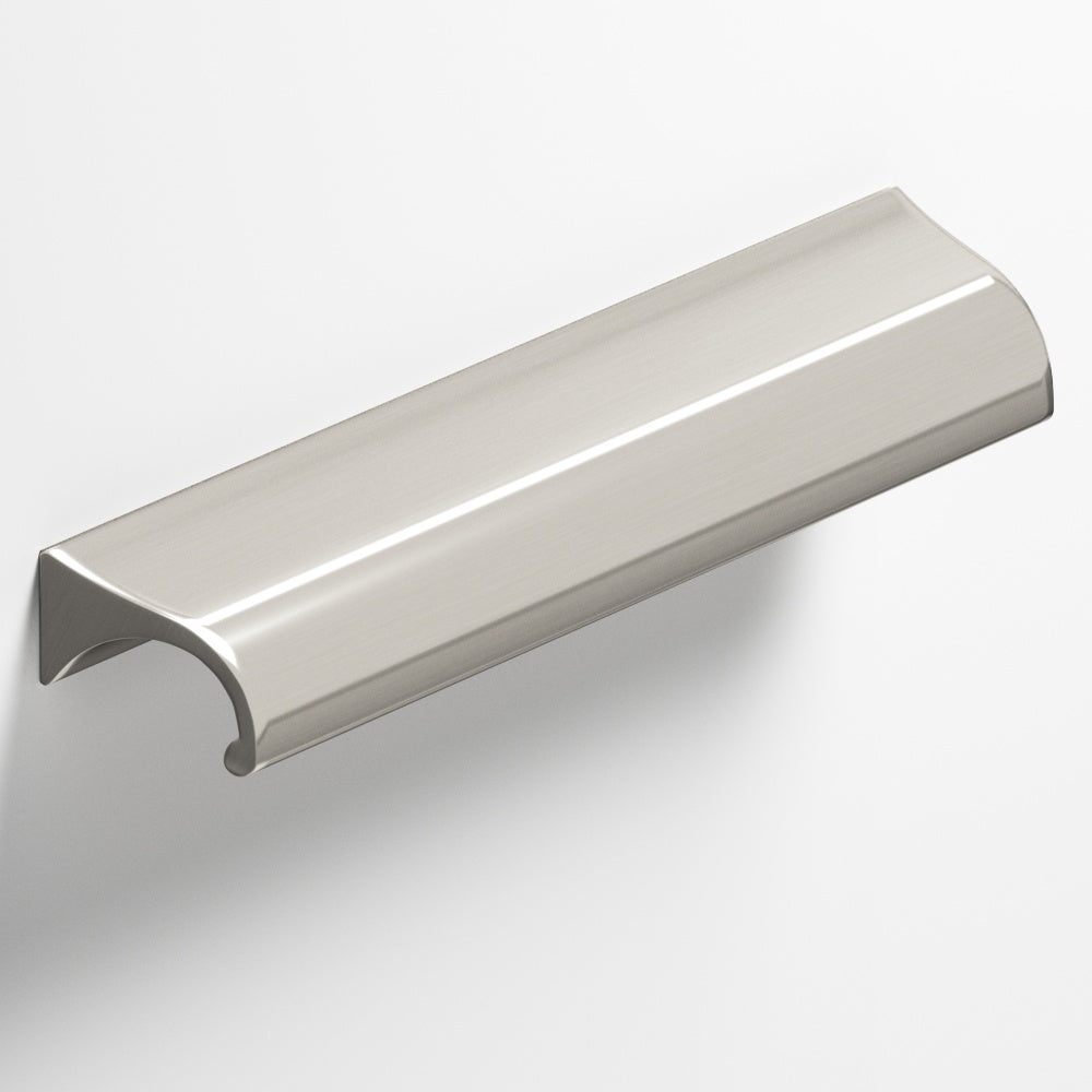Colonial Bronze Series 457 4" Waterfall Cabinet Pull With Tapered Ends Satin Nickel / 4"