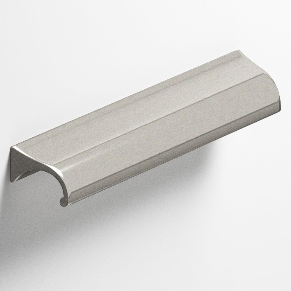 Colonial Bronze Series 457 6" Waterfall Cabinet Pull With Tapered Ends Nickel Stainless / 6"