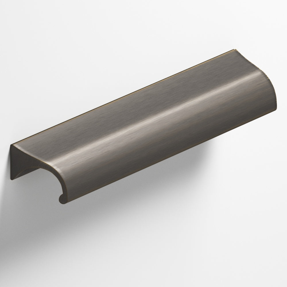 Colonial Bronze Series 457 1.5" Waterfall Cabinet Pull With Tapered Ends Pewter / 1.5"